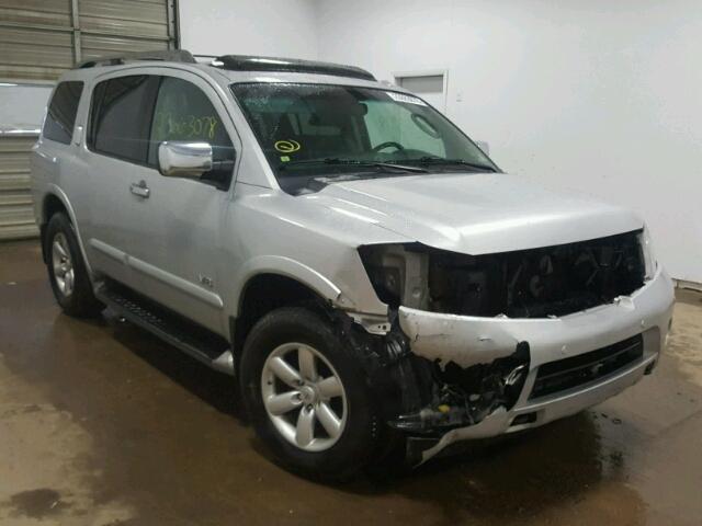 5N1AA08C88N614840 - 2008 NISSAN ARMADA SE SILVER photo 1