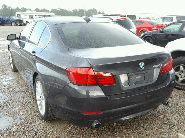 WBAFR7C54DC823547 - 2013 BMW 535 I GRAY photo 3