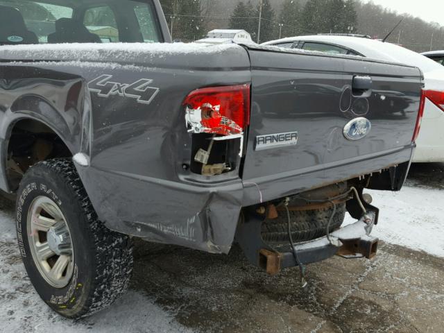 1FTYR15E59PA49721 - 2009 FORD RANGER SUP GRAY photo 9