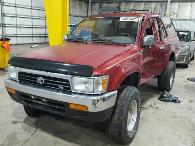 JT3VN39W9R0154188 - 1994 TOYOTA 4RUNNER VN RED photo 2