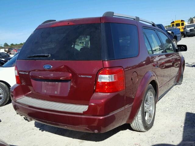 1FMZK03176GA47253 - 2006 FORD FREESTYLE RED photo 4