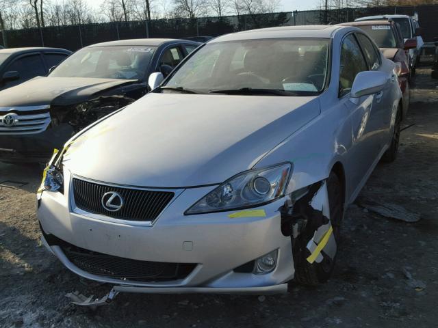 JTHCK262372013656 - 2007 LEXUS IS 250 SILVER photo 2