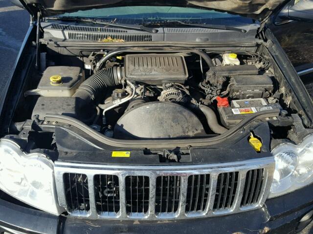 1J8HR58N16C323382 - 2006 JEEP GRAND CHER BLACK photo 7