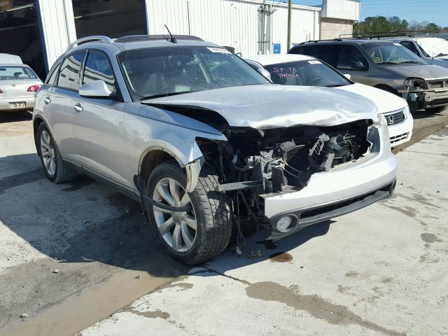 JNRBS08W05X401820 - 2005 INFINITI FX45 SILVER photo 1