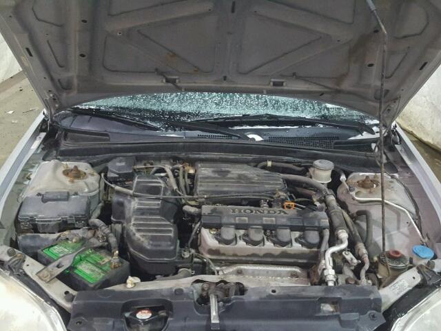 2HGES16501H500747 - 2001 HONDA CIVIC LX SILVER photo 7