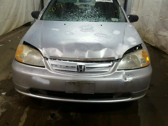 2HGES16501H500747 - 2001 HONDA CIVIC LX SILVER photo 9