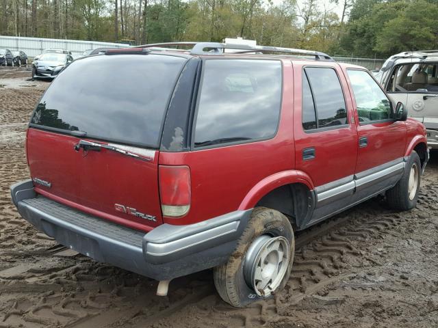 1GKCS13W9T2547245 - 1996 GMC JIMMY RED photo 4