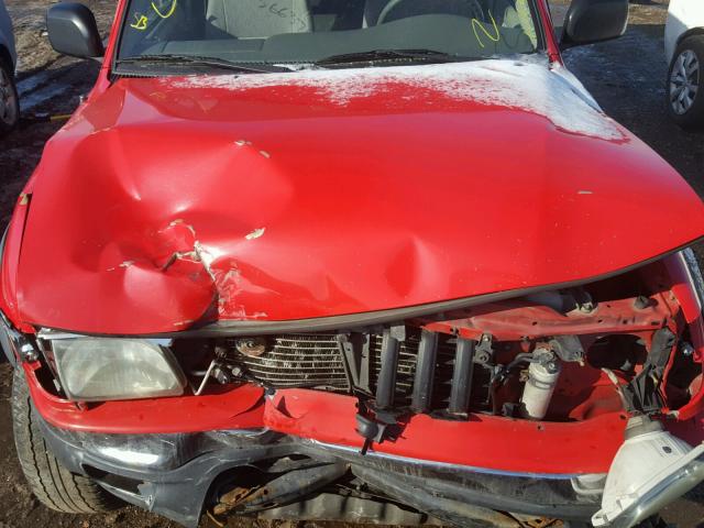 5TESN92N42Z131555 - 2002 TOYOTA TACOMA XTR Qırmızı foto 7