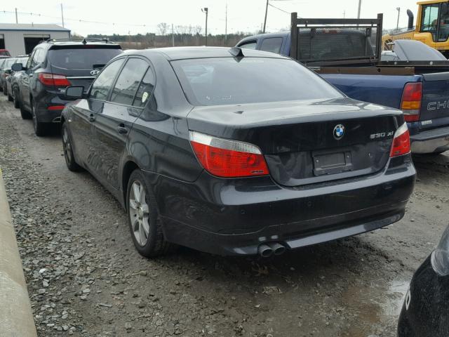 WBANF73527CU26377 - 2007 BMW 530 XI BLACK photo 3