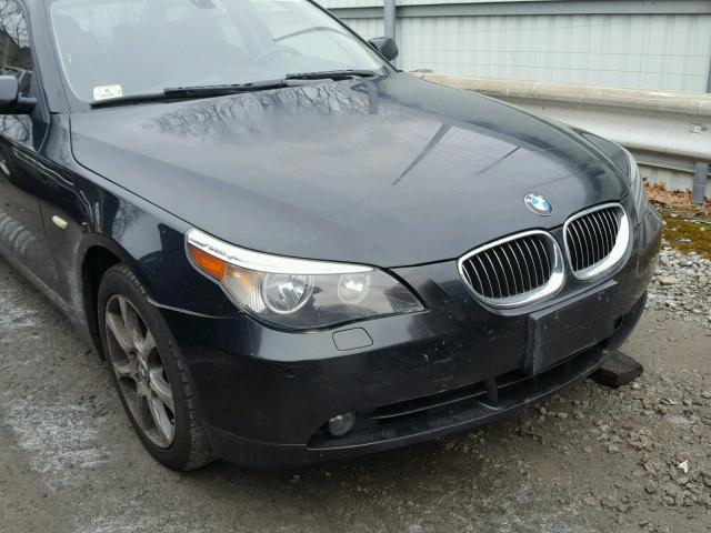 WBANF73527CU26377 - 2007 BMW 530 XI შავი ფოტო 9