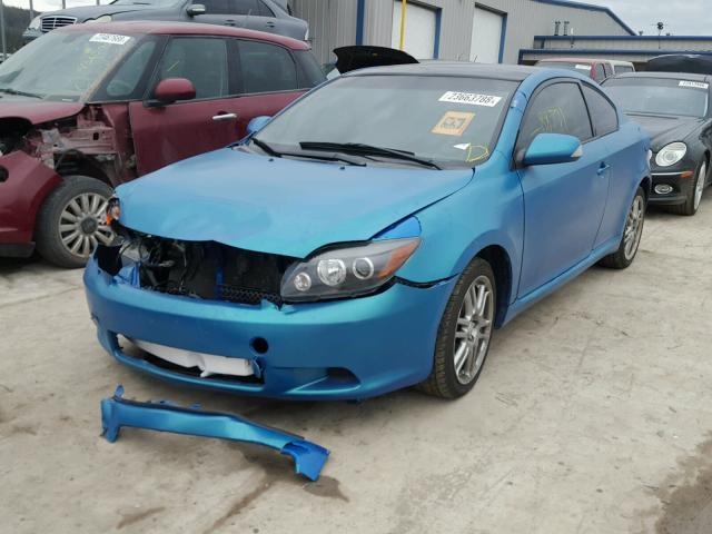 JTKDE3B76A0316219 - 2010 TOYOTA SCION TC BLUE photo 2