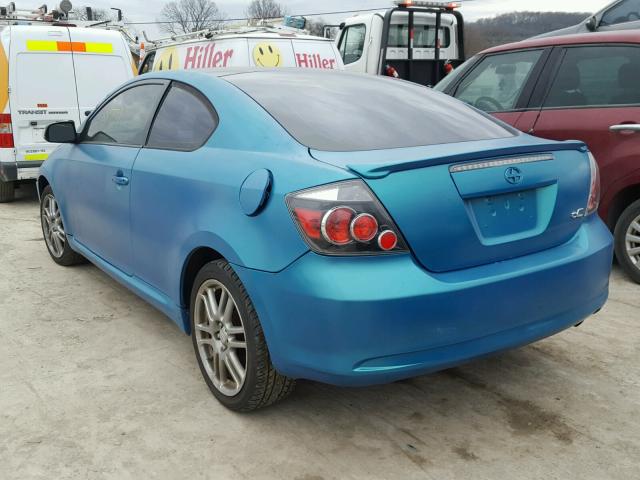 JTKDE3B76A0316219 - 2010 TOYOTA SCION TC BLUE photo 3