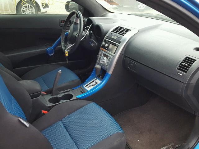 JTKDE3B76A0316219 - 2010 TOYOTA SCION TC BLUE photo 5