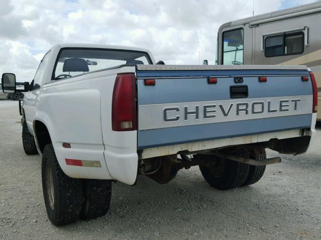 1GCHC34K8JE181053 - 1988 CHEVROLET GMT-400 C3 WHITE photo 3