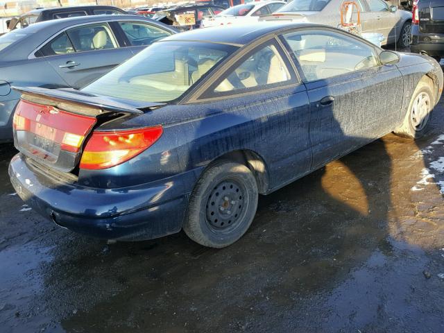 1G8ZE1287WZ179704 - 1998 SATURN SC1 BLUE photo 4