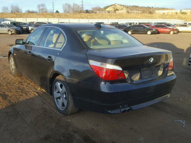 WBANF73527CU22474 - 2007 BMW 530 XI BLACK photo 3