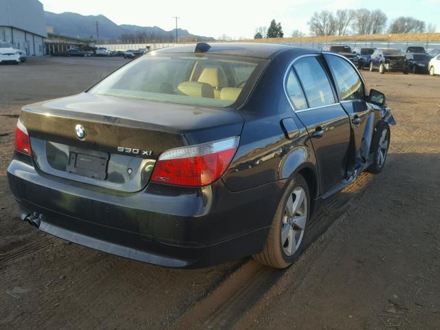 WBANF73527CU22474 - 2007 BMW 530 XI BLACK photo 4