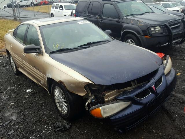 1G2NF52T81M632218 - 2001 PONTIAC GRAND AM S BEIGE photo 1