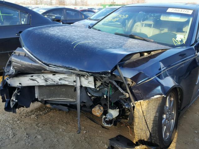 1G6DM57N830123086 - 2003 CADILLAC CTS BLUE photo 9