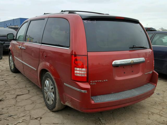 2A4RR6DX7AR133444 - 2010 CHRYSLER TOWN & COU RED photo 3