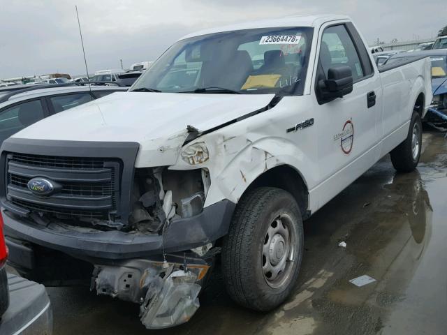 1FTMF1CM6DKD97258 - 2013 FORD F150 WHITE photo 2