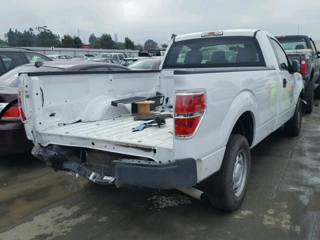 1FTMF1CM6DKD97258 - 2013 FORD F150 WHITE photo 4