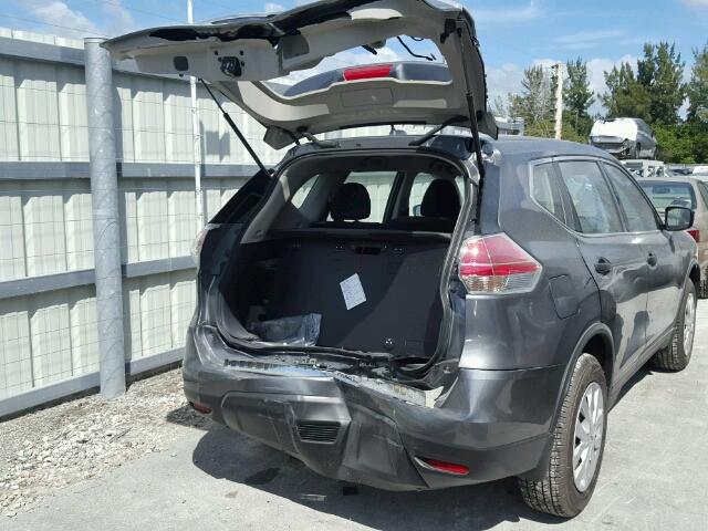 JN8AT2MT0GW021583 - 2016 NISSAN ROGUE S GRAY photo 4