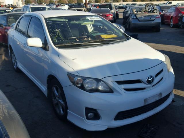 2T1BU4EE8BC564111 - 2011 TOYOTA COROLLA BA WHITE photo 1