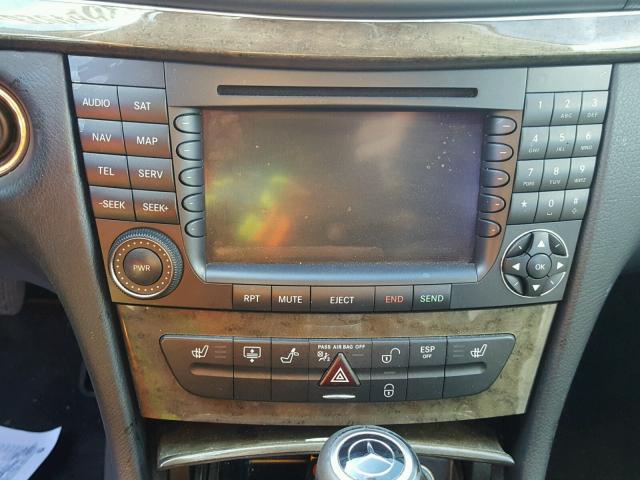 WDBUF56XX7B112755 - 2007 MERCEDES-BENZ E 350 GRAY photo 9