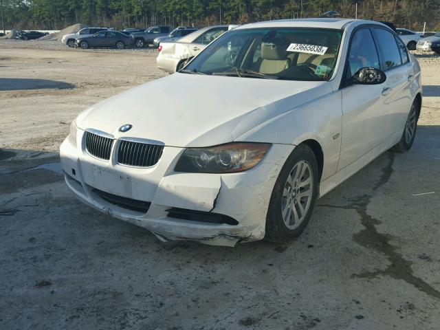 WBAVB13566PT27528 - 2006 BMW 325 I WHITE photo 2