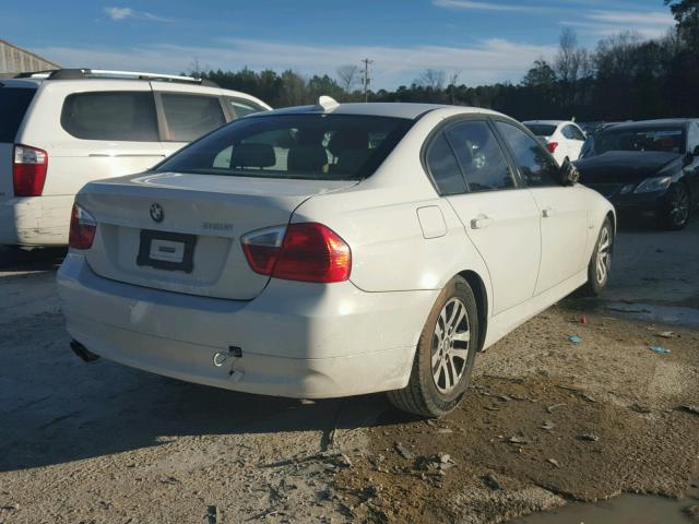 WBAVB13566PT27528 - 2006 BMW 325 I WHITE photo 4