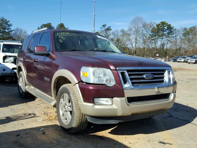 1FMEU64E96UB35946 - 2006 FORD EXPLORER E MAROON photo 1