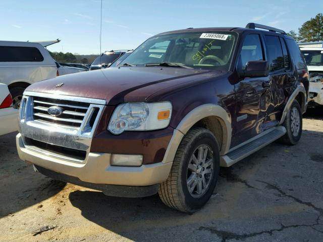 1FMEU64E96UB35946 - 2006 FORD EXPLORER E MAROON photo 2