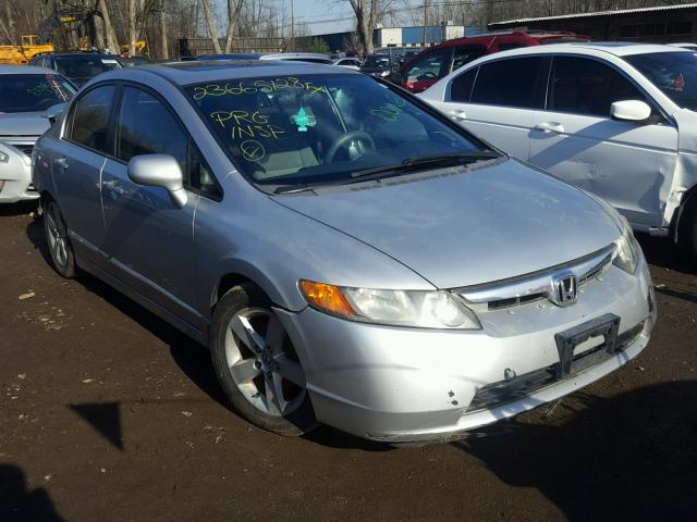 1HGFA16817L023193 - 2007 HONDA CIVIC EX SILVER photo 1