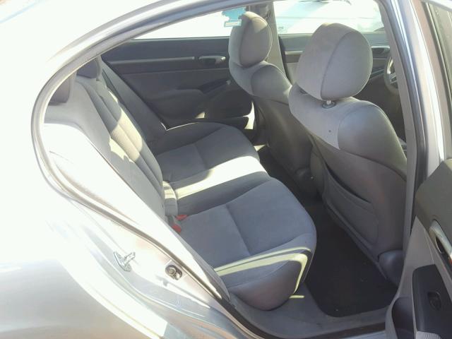 1HGFA16817L023193 - 2007 HONDA CIVIC EX ვერცხლისფერი ფოტო 6