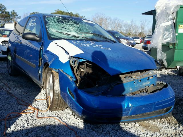 3FAFP3136YR165293 - 2000 FORD FOCUS ZX3 BLUE photo 1