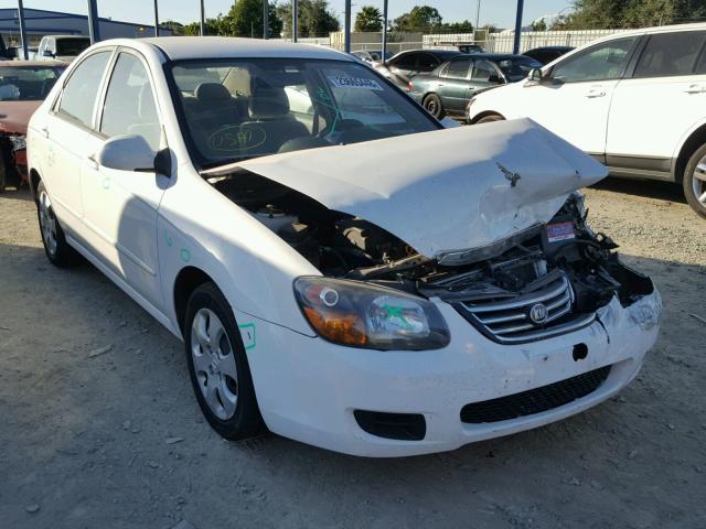 KNAFE222595659839 - 2009 KIA SPECTRA EX WHITE photo 1