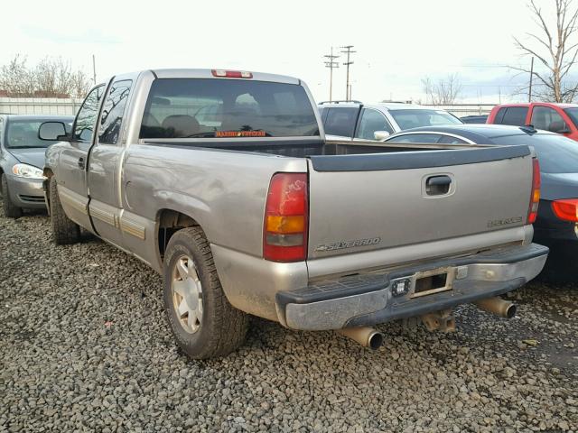 2GCEC19T011358477 - 2001 CHEVROLET SILVERADO BEIGE photo 3