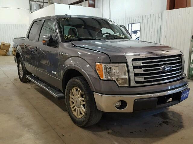1FTFW1CTXDFC64754 - 2013 FORD F150 SUPER GRAY photo 1