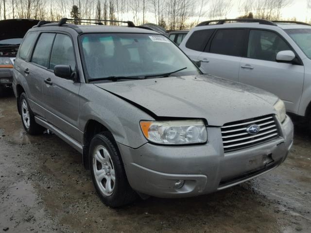 JF1SG63626H746022 - 2006 SUBARU FORESTER 2 GRAY photo 1