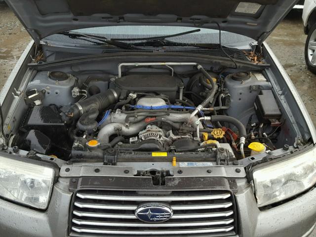 JF1SG63626H746022 - 2006 SUBARU FORESTER 2 GRAY photo 7