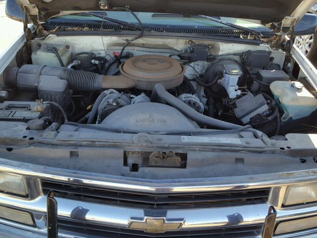 1GNEK13K6SJ416755 - 1995 CHEVROLET TAHOE K150 WHITE photo 7