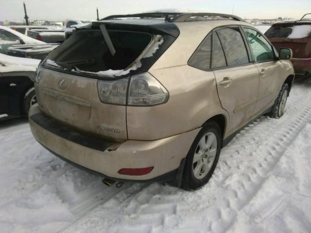 2T2HA31U55C049898 - 2005 LEXUS RX 330 GOLD photo 4