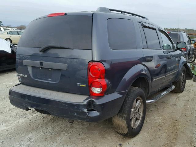 1D8HD48P67F535486 - 2007 DODGE DURANGO SL BLUE photo 4