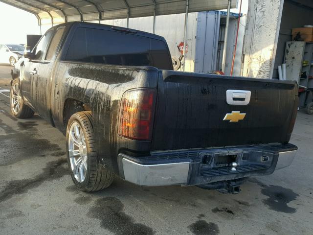 1GCRCSEA7DZ266628 - 2013 CHEVROLET SILVERADO BLACK photo 3