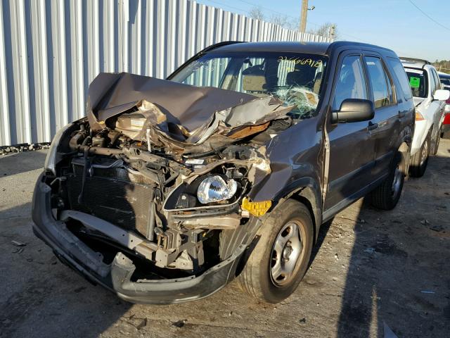 JHLRD68453C001155 - 2003 HONDA CR-V LX BROWN photo 2