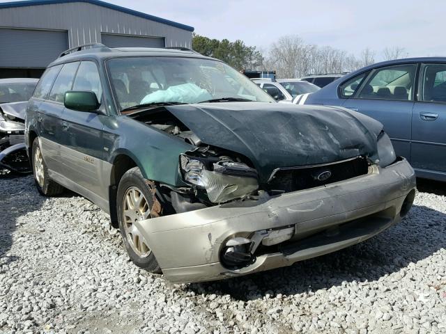 4S3BH896217646480 - 2001 SUBARU LEGACY OUT GREEN photo 1