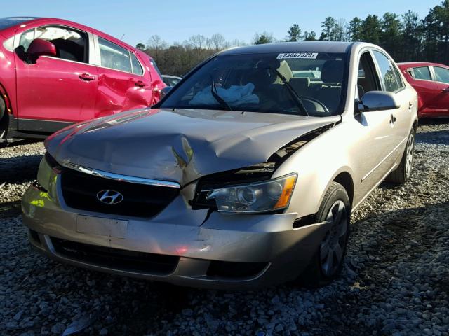 5NPET46C27H229895 - 2007 HYUNDAI SONATA GLS GOLD photo 2