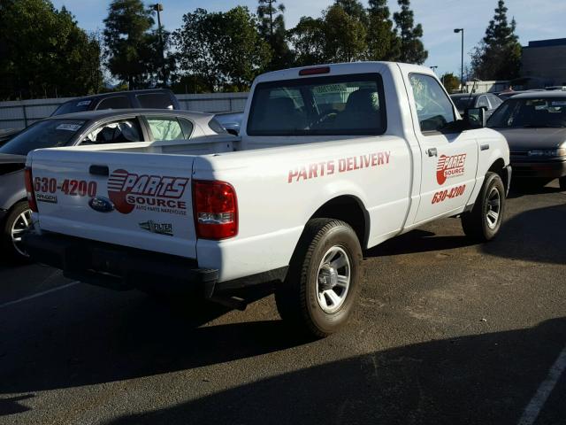 1FTYR10D58PA51322 - 2008 FORD RANGER WHITE photo 4