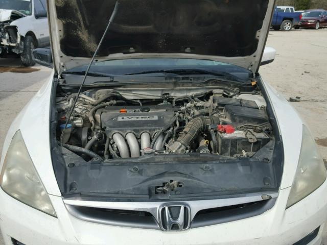 3HGCM56476G704145 - 2006 HONDA ACCORD LX WHITE photo 7